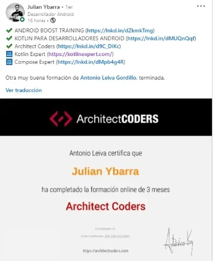 Testimonio de Julián